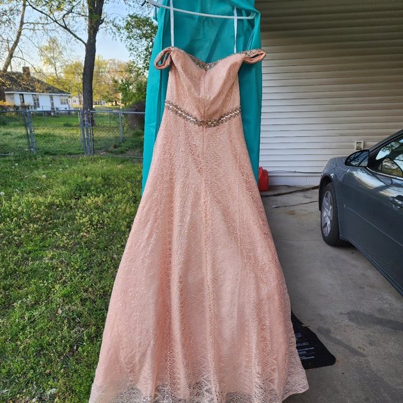 Peach Ritzee Prom - Picture 1 of 7